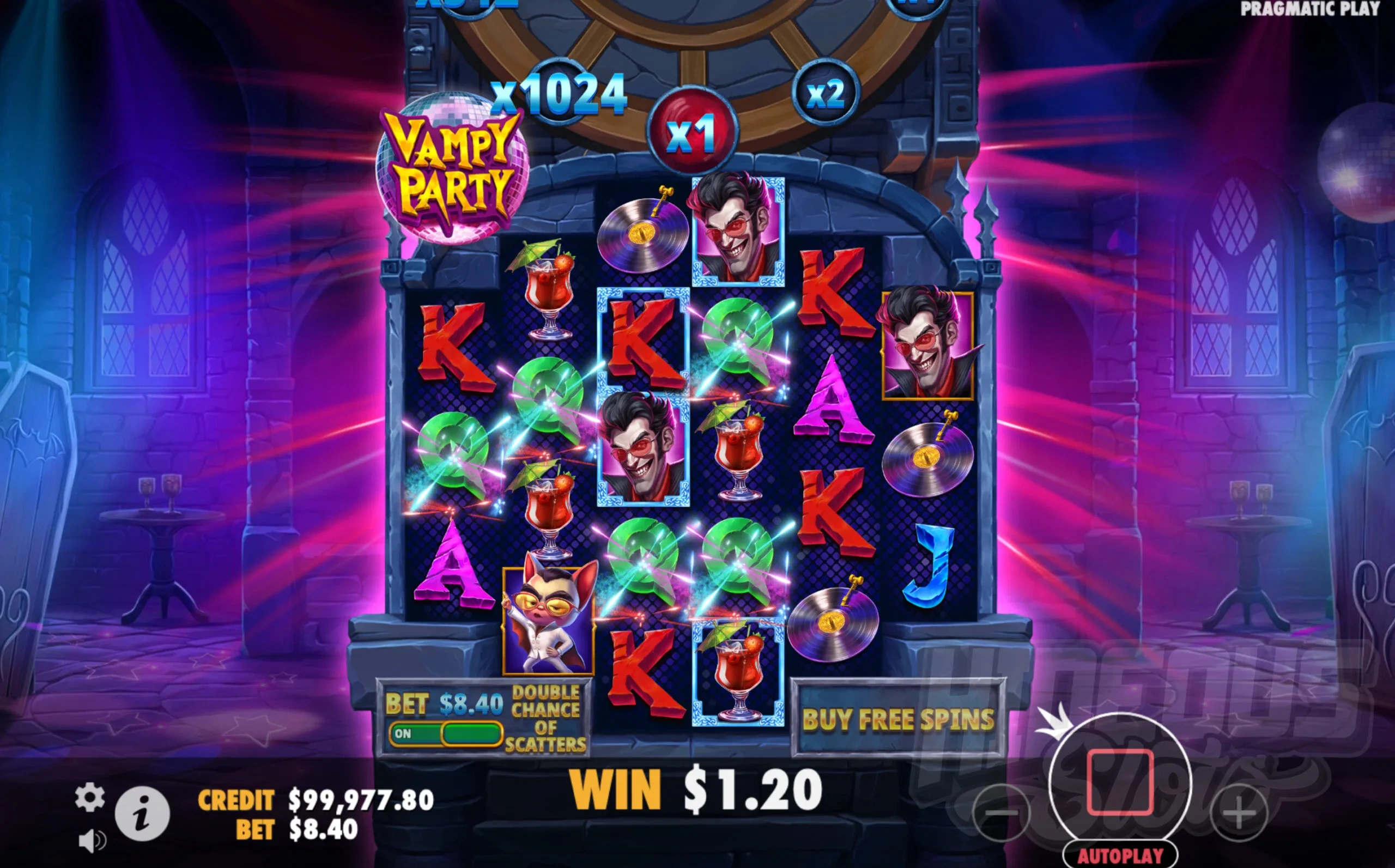 vampy party slot